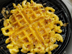 Savory Mac & Cheese Waffles
